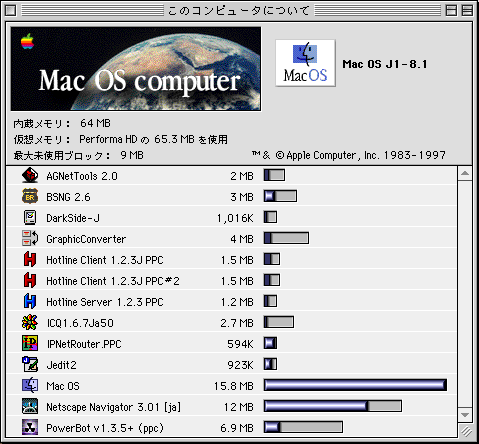 2ndMac-MemoryStatus